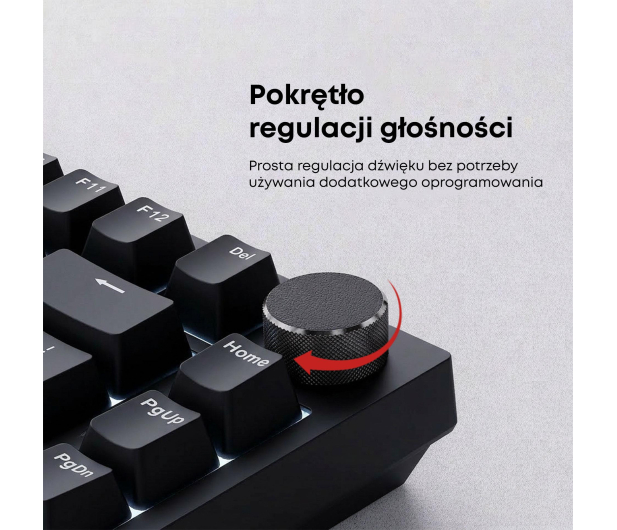 Ajazz AK820 Red Switch czarna - 1536376 - zdjęcie 15
